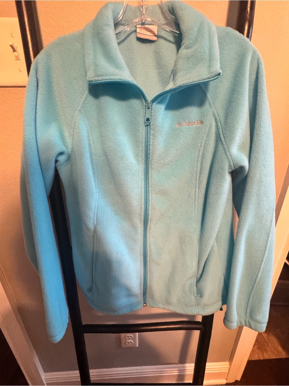 Columbia Aqua Blue Women’s Full-Zip Fleece Jacket